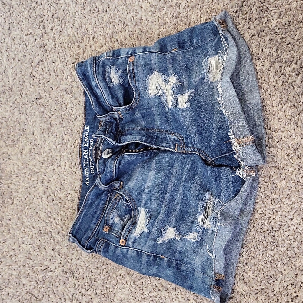 American eagle jean shorts